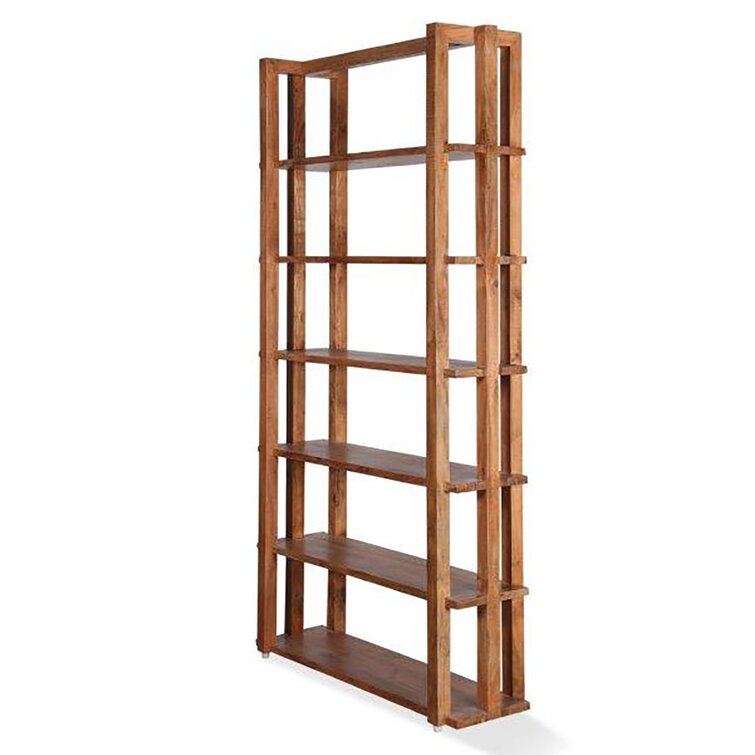 Wood deals etagere bookcase